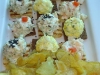 miniature, mayonaisse-y salad sandwiches