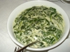 Creamed spinach