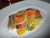 Cornmeal crusted rainbow trout