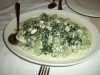 Gnocchi with spinach/Gorgonzola sauce