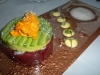 Dungeness and ahi with avocado
