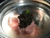 Ohmi beef tartare with caviar