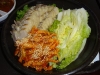 Bossam garnishes