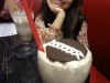 Sarah ponders her Hostess cupcake shake