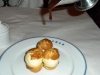 Profiteroles action shot!