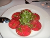 Carpaccio of beef