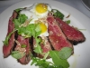 Steak and egg sandwich
