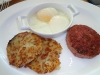 Corned beef hash and eggs 