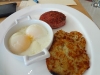 Seriously undercooked eggs