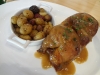 Rotisserie chicken with roast potatoes