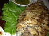 Whole baked tilapia