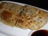 Fried leek pancake