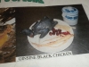 Black chicken soup
