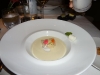 Peekytoe crab in corn veloute