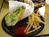 Roasted veggie pita