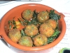 Pork-stuffed olives