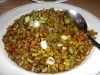 Pickled long beans with pork