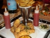 Greasy fish and chips