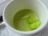 Cold asparagus soup amuse