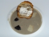 Savoy's Artichoke and black truffle soup