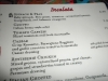 Grotto menu