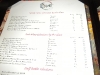 Wine list