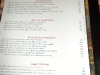 Wine list