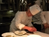 Finishing the soup