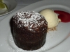 Molten chocolate cake