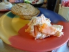 Bagel and cream cheese