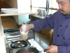 Charles makes ELV an omelet