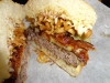 Cooked correctly extreme close-up!