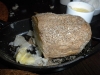 Salt and pepper crusted baked potato