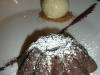 Molten chocolate cake