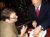 Caesars' prez Gary Selesner cuts the beef