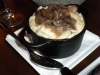 Cheesy mushroom polenta