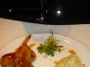 Foie gras stuffed quail