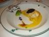 Turbot with braiseed parsnips, butternut squash puree