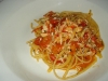 Linguine with seafood