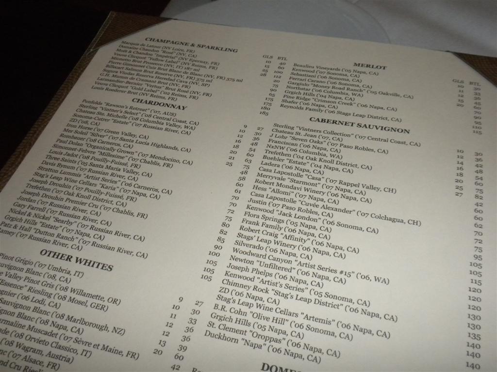 MASTRO'S Mediocrity — Eating Las VegasEating Las Vegas