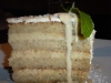 Coconut cake extreme close-up!