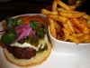 Killer green chile cheeseburger