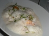 Brazilian ceviche with coconut foam
