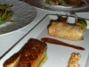 Foie gras and pineapple