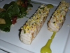 Grilled sturgeon with sauce Gribiche