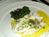 Lavraki with lemon saucu