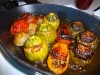 Roasted stuffed vegetables