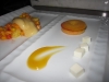 Cornbread and apricot tatin