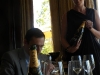 Marc Brevot sniffs the wine