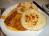 Chapatti on plate